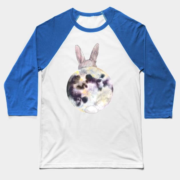 moon bun Baseball T-Shirt by erinkatearcher